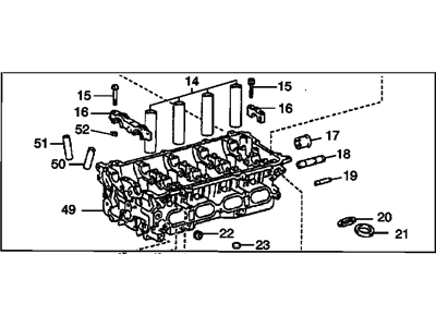 Pontiac Vibe Cylinder Head - 88974573