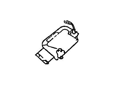 GM 12535207 Retainer, Windshield Sunshade, Beige, Center Driver Side GM 12535207 Retainer, Windshield Sunshade, Beige, Center Driver Side