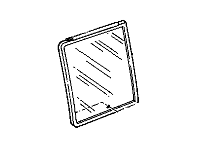 GMC 338853 Door Glass