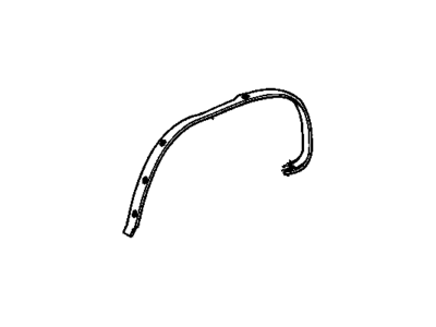 Cadillac 1628555 Wheel Opening Molding