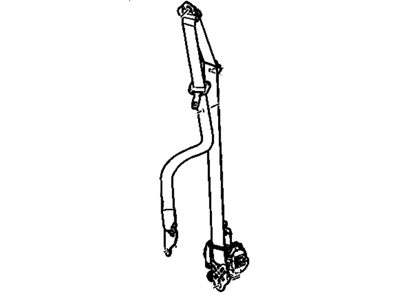 Saturn 19178496 BELT KIT,DRIVER SEAT (RETRACTOR SIDE)(INCLUDES 15)(CASHMERE)(USE TOGETHER WITH MATIN CONNECT 19167781)