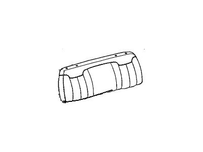 12385909 GM Cover, Am7 - Rear Folding Seat Back ("D" Trim) Illustration 1 of 1