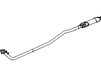 GMC Jimmy Exhaust Pipe - 14063795