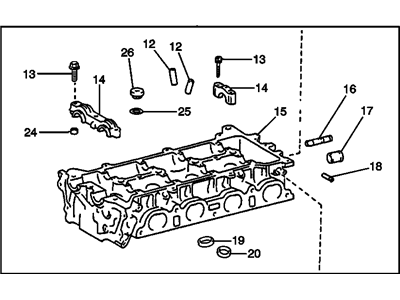 Chevy Prizm Cylinder Head - 94859564