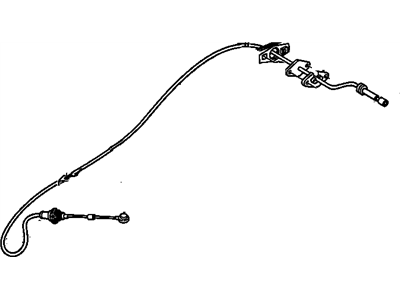 Buick 22640071 CABLE,AUTOMATIC TRANSMISSION RANGE SELECTOR LEVER(TRANS BRACKET HAS 24.50MM HOLE FOR CABLE, FOR 1ST DESIGN SEE 22553072)