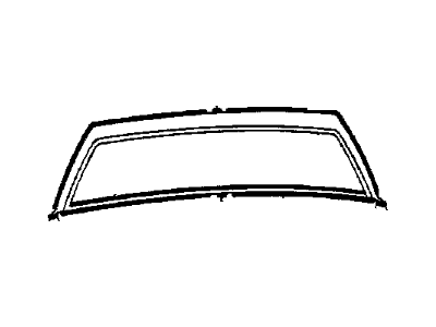 Pontiac 12338096 CLIP, REAR END BLT REVEAL