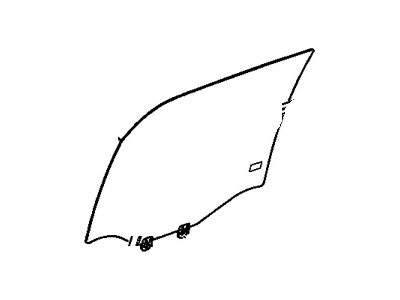 Chevy 25797859 WINDOW,REAR SIDE DOOR(16.180)