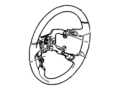 Chevy 25922428 WHEEL,STEERING(INCLUDES 2-10,12,14-16)(TITANIUM)