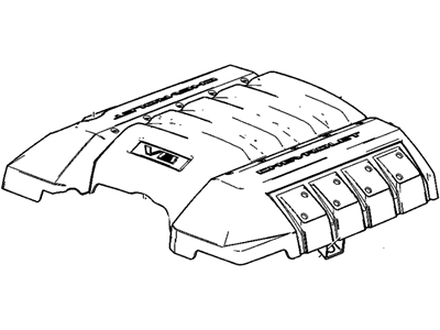 Chevy 92219186 COVER KIT,INTAKE MANIFOLD(INCLUDES 2,3,7,12-14)(BLACK)(INSTALL 0.20)