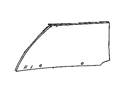Cadillac 25669856 Door Glass