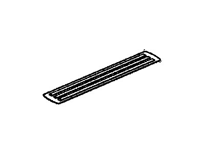 Pontiac 92214700 INSERT,REAR SIDE DOOR SILL TRIM PLATE