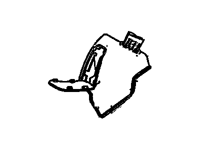 1992 Cadillac DeVille Seat Belt - 12521346