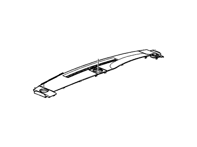 15925727 GM Grille, Windshield Defroster Illustration 1 of 1