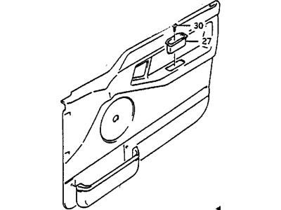 Chevy 96069295 Pull Handle