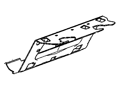 Chevy 23476977 INSULATOR,FLOOR PANEL REAR SEAT(WITHOUT LARGE CENTER HOLE)