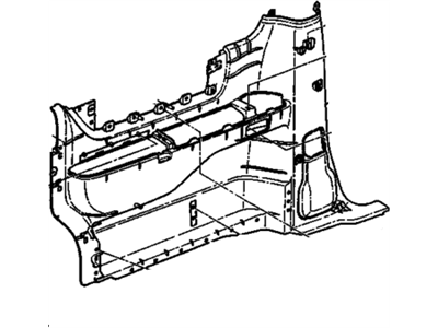 Oldsmobile 10259975 Side Trim Panel