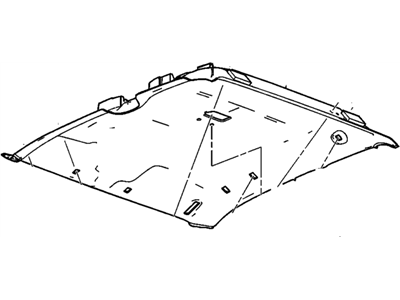 Chevy 20877294 PANEL,HEADLINING TRIM(INCLUDES 3-5,8-16)(GRAY)