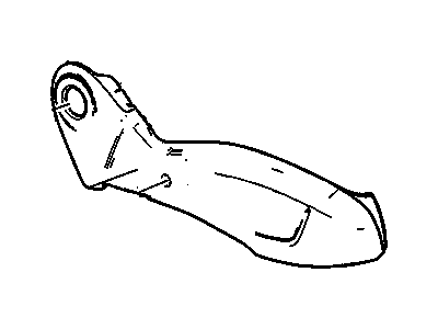 95021166 GM Cover, Front Seat Adjuster Track Illustration 1 of 1