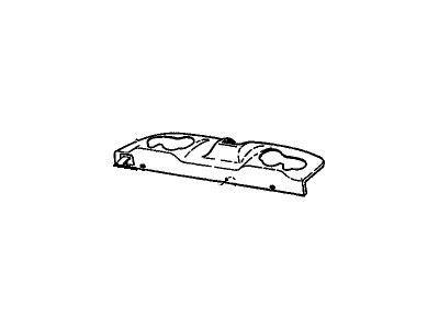 Oldsmobile 25677109 Package Tray Trim
