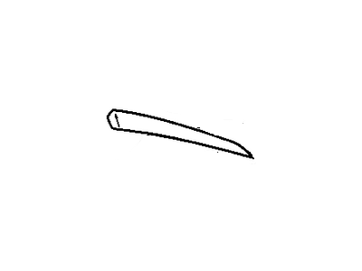 Cadillac 22786334 APPLIQUE,FRONT SIDE DOOR TRIM PANEL(PART OF 8)(INCLUDES 21)(SAPELE RAVEN)