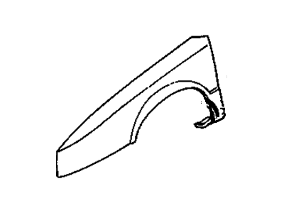 GM 20709499 Fender, Front Driver Side