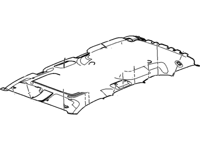 GMC 25794561 PANEL,HEADLINING TRIM(HEADLINER SUBSTRATE)(CASHMERE)(INCLUDES 9,30,31)(CASHMERE)(HEADLINER SUBSTRATE)(VERIFY VEHICLE COLOR PRIOR TO ORDERING; 25794561 CASHMERE OR 25794560 GRAY)