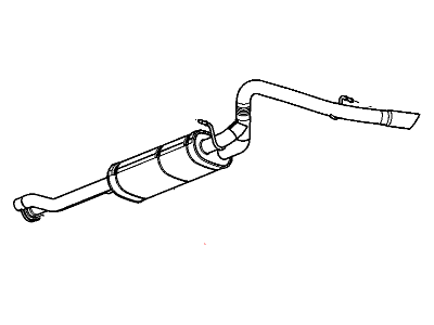 Chevy Suburban 1500 Tail Pipe - 15208739