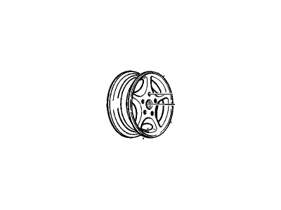 2000 Pontiac Grand Prix Spare Wheel - 12487565