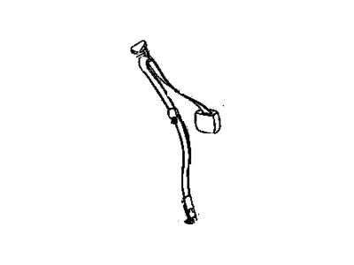 Pontiac 10436400 BELT,REAR SEAT #2 SHOULDER(GRAY)
