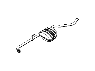 Cadillac Catera Muffler - 90528546