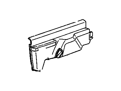 GMC 15731618 Quarter Pillar Trim