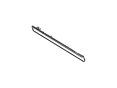 Cadillac 12480844 Lower Molding