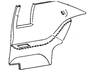 Cadillac 25672060 Quarter Trim