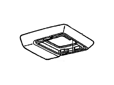 Oldsmobile 10099586 Lamp Housing
