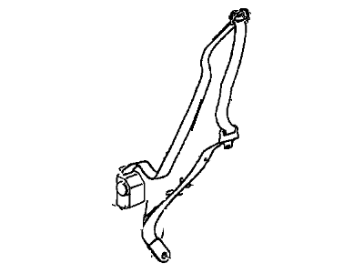 Pontiac 88895074 BELT KIT,PASSENGER SEAT(RETRACTOR SIDE)(INCLUDES 5)(NEUTRAL)