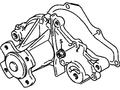 Chevy 91176915 Water Pump