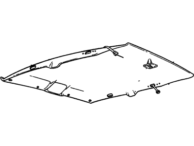 Cadillac 12372077 Headliner