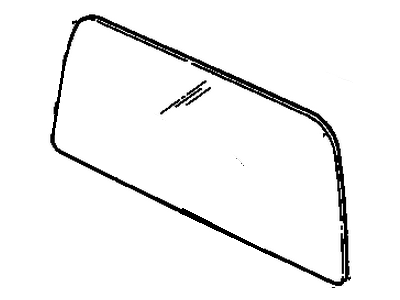 Chevy 14022867 Glass