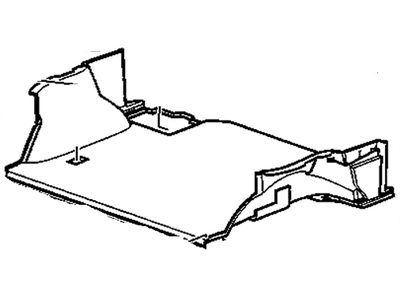 GM 20766734 Carpet, Rear Compartment Trim
