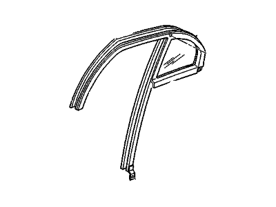 Pontiac 10331054 Glass & Frame