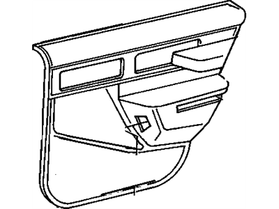 Buick 10243206 Rear Door Trim