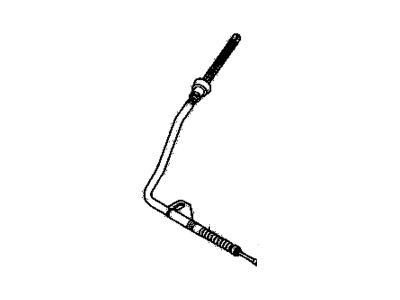 1987 Chevy Spectrum Parking Brake Cable - 94408828