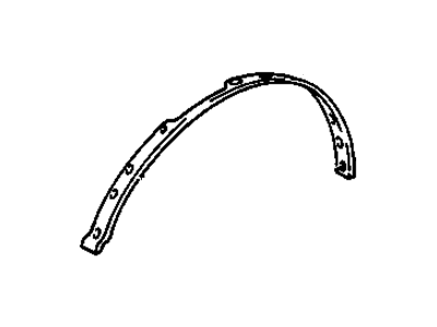 1628554 GM Wheel Opening Molding, Driver Side Illustration 1 of 1