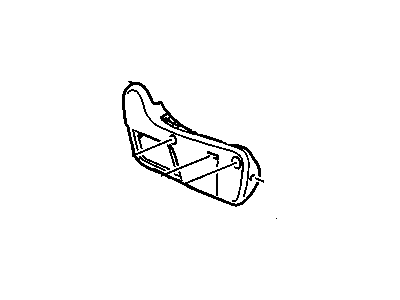 GM 15214532 Cover, Seat Adjuster/Recliner, Front 15214532 GM Cover, Seat Adjuster/Recliner, Front Illustration 1 of 1
