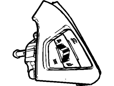 Chevy 95350159 SWITCH,CRUISE CONTROL(PART OF 1)(BLACK)(LABELED 95350159)