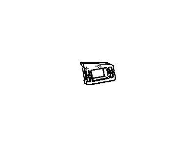 3636148 GM Handle Bezel, Black, Passenger Side Illustration 1 of 1