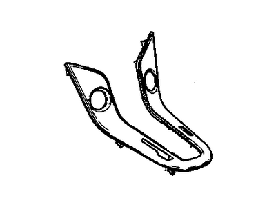 Chevy 94565191 COVER,AUTOMATIC TRANSMISSION CONTROL OPENING(TITANIUM)(*KIT2)