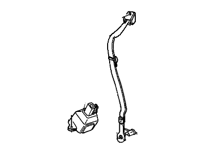 1990 GMC C2500 Seat Belt - 15636329