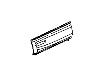 GMC 88935308 MOLDING,FRONT SIDE DOOR LOWER(PAINT TO MATCH)