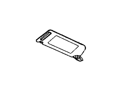 Oldsmobile 12480554 Sunvisor